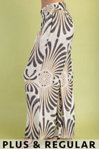 Resort Tropical Print Pants