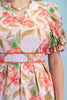 Coral Floral Dress