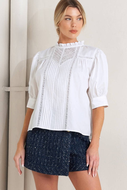 A solid woven top - FT1764