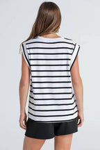ROUND NECK LOOSE SHORT SLEEVE - Little Jill & Co.