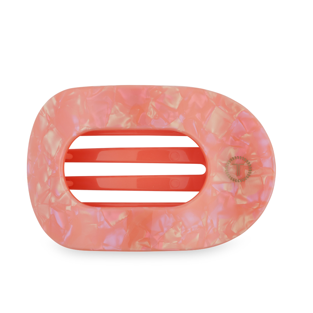 Flat Round Hair Clip | Large | Dreamsicle - Little Jill & Co.