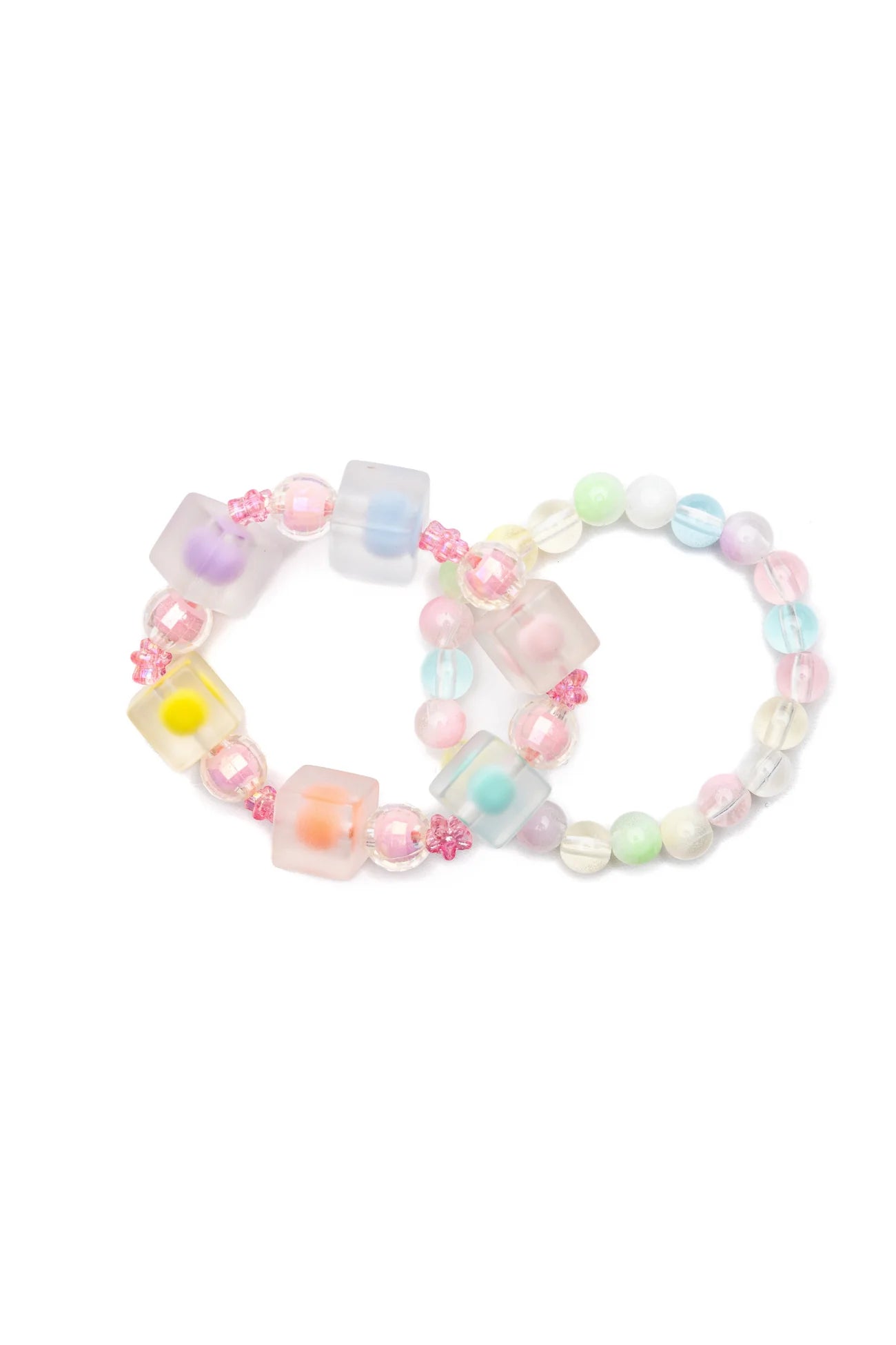 Hip to Be Square Bracelets 2pc - Little Jill & Co.