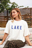LAKE Cropped Mineral Graphic Top