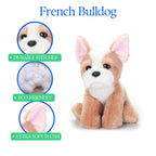 9" (19cm) Dog French Bulldog - Little Jill & Co.