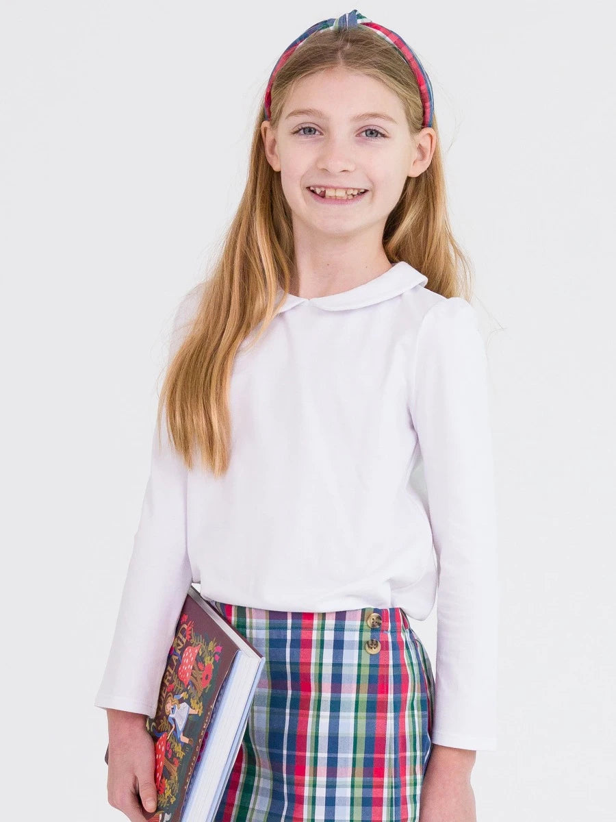 Peter Pan Collar LS Top - Little Jill & Co.