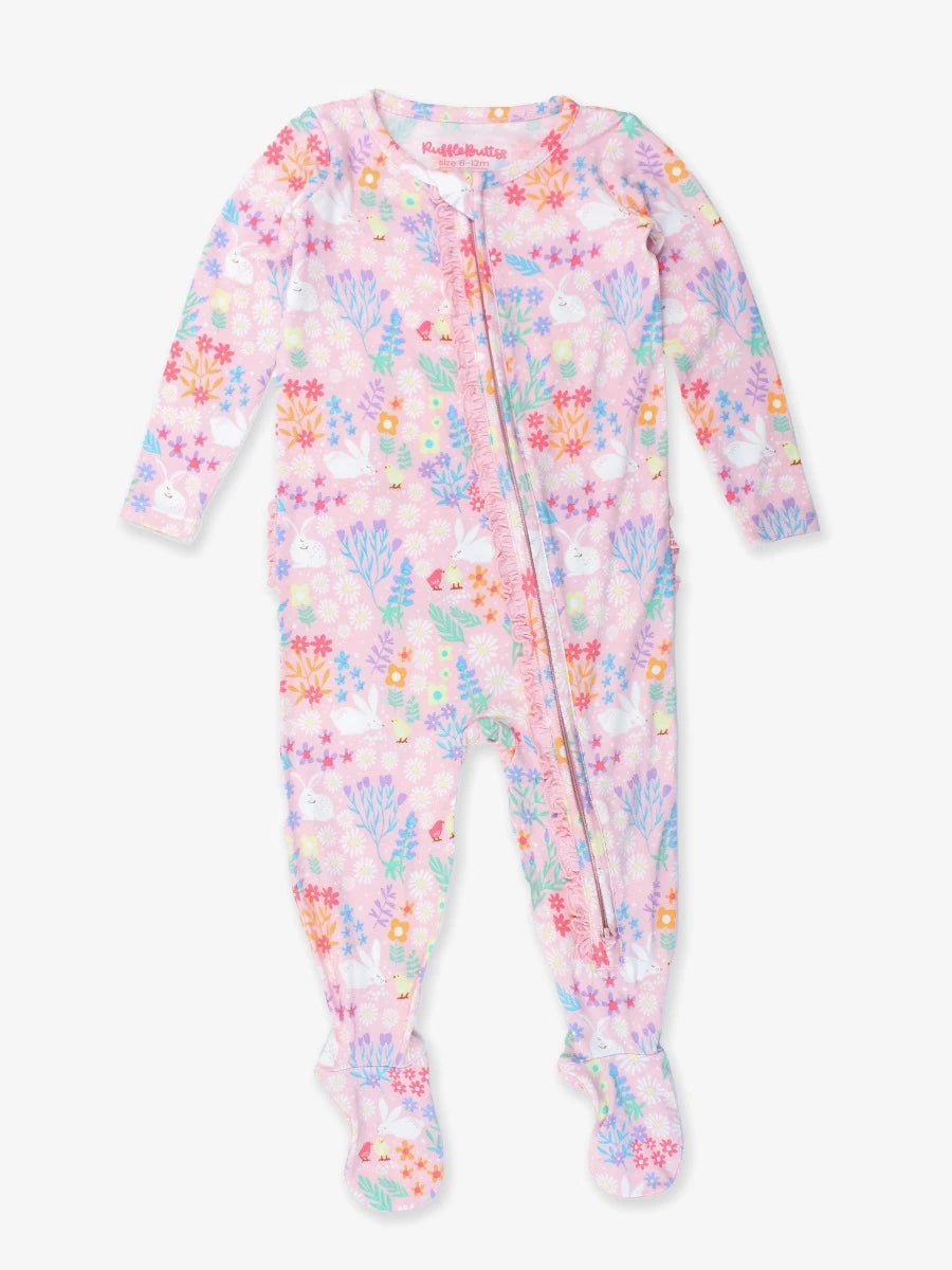 Bunny & Friends 1pc Footie PJ