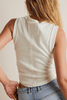 Ladies Ribbed Sleeveless Tank Top SKT278