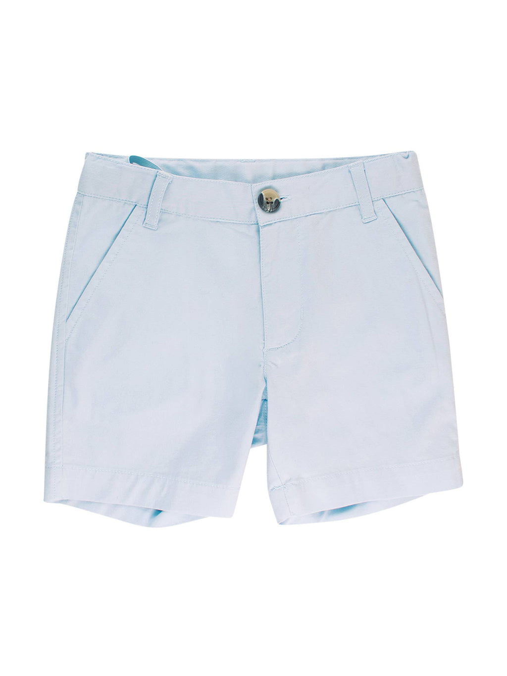 Boys Light Blue Stretch Chino Shorts