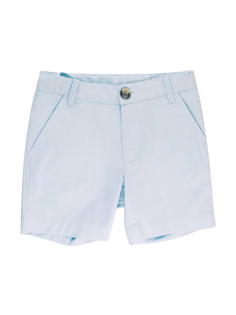 Boys Light Blue Stretch Chino Shorts