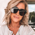 Gia - cream tortoise grey sunglasses