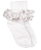 Jefferies Socks Misty Ruffle Lace Turn Cuff - Little Jill & Co.