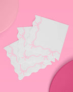 Bow Napkins, Bachelorette, Birthday, Baby Shower