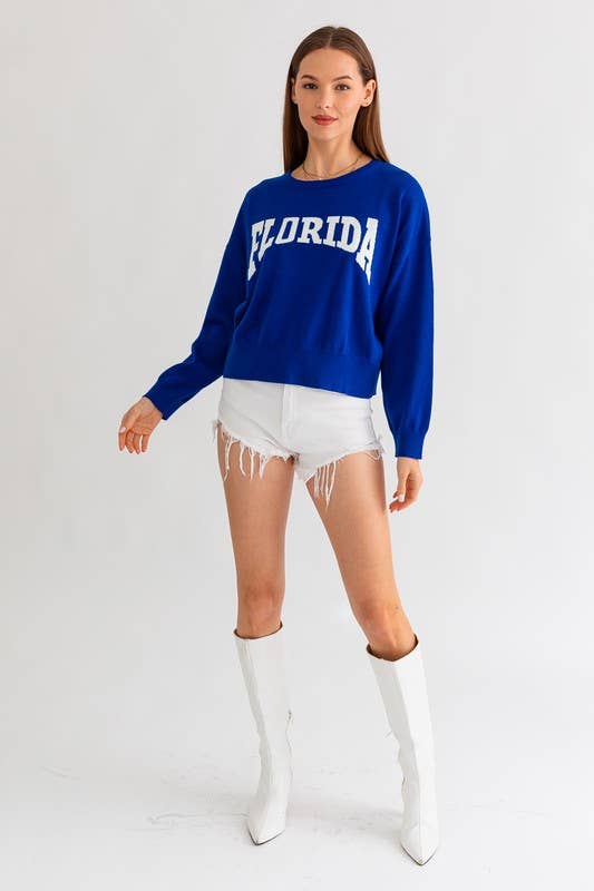 "FLORIDA" LIGHT WEIGHT SWEATER
