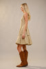 Western Stitch Flare Denim Dress Sand - Little Jill & Co.