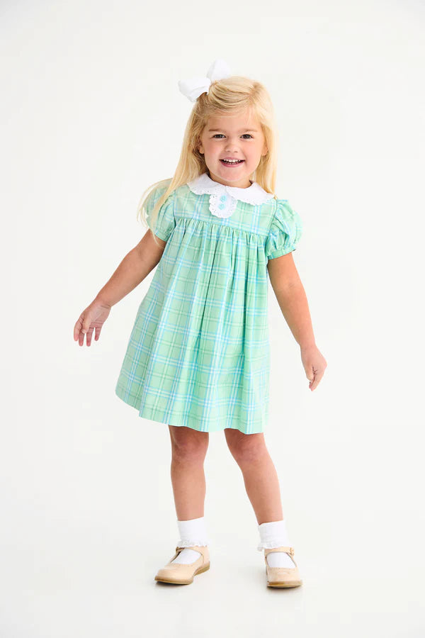 Pelham Bay Plaid (Green) Mary Dal Dress