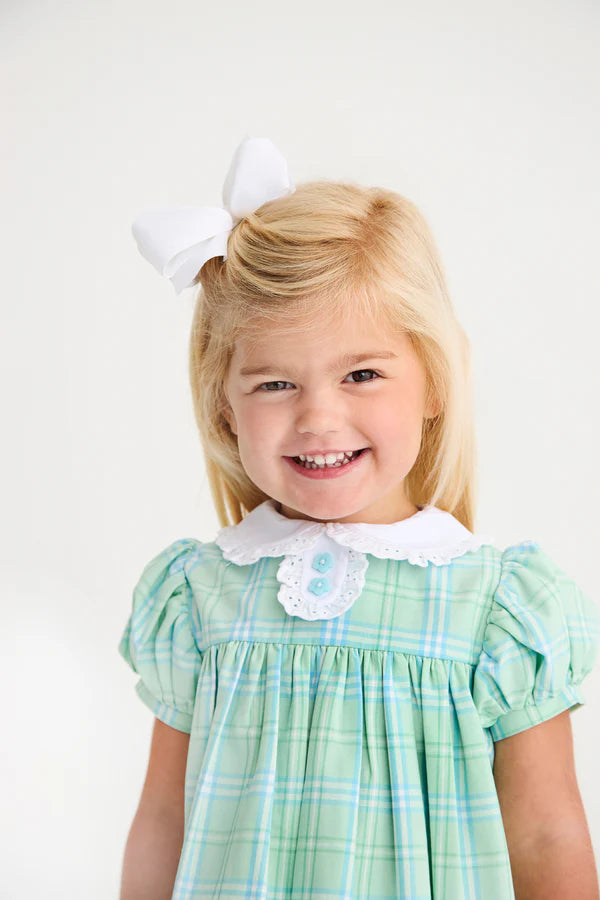 Pelham Bay Plaid (Green) Mary Dal Dress