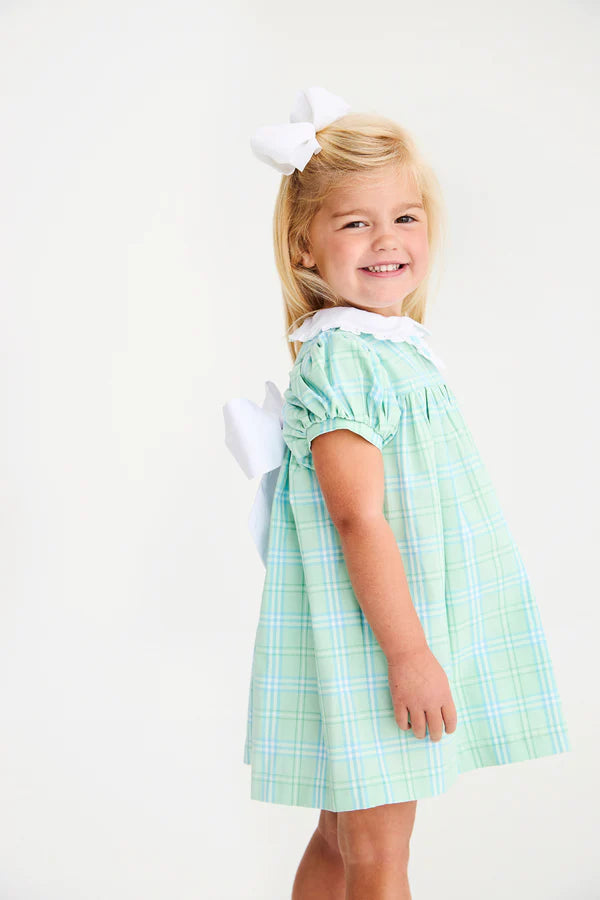 Pelham Bay Plaid (Green) Mary Dal Dress