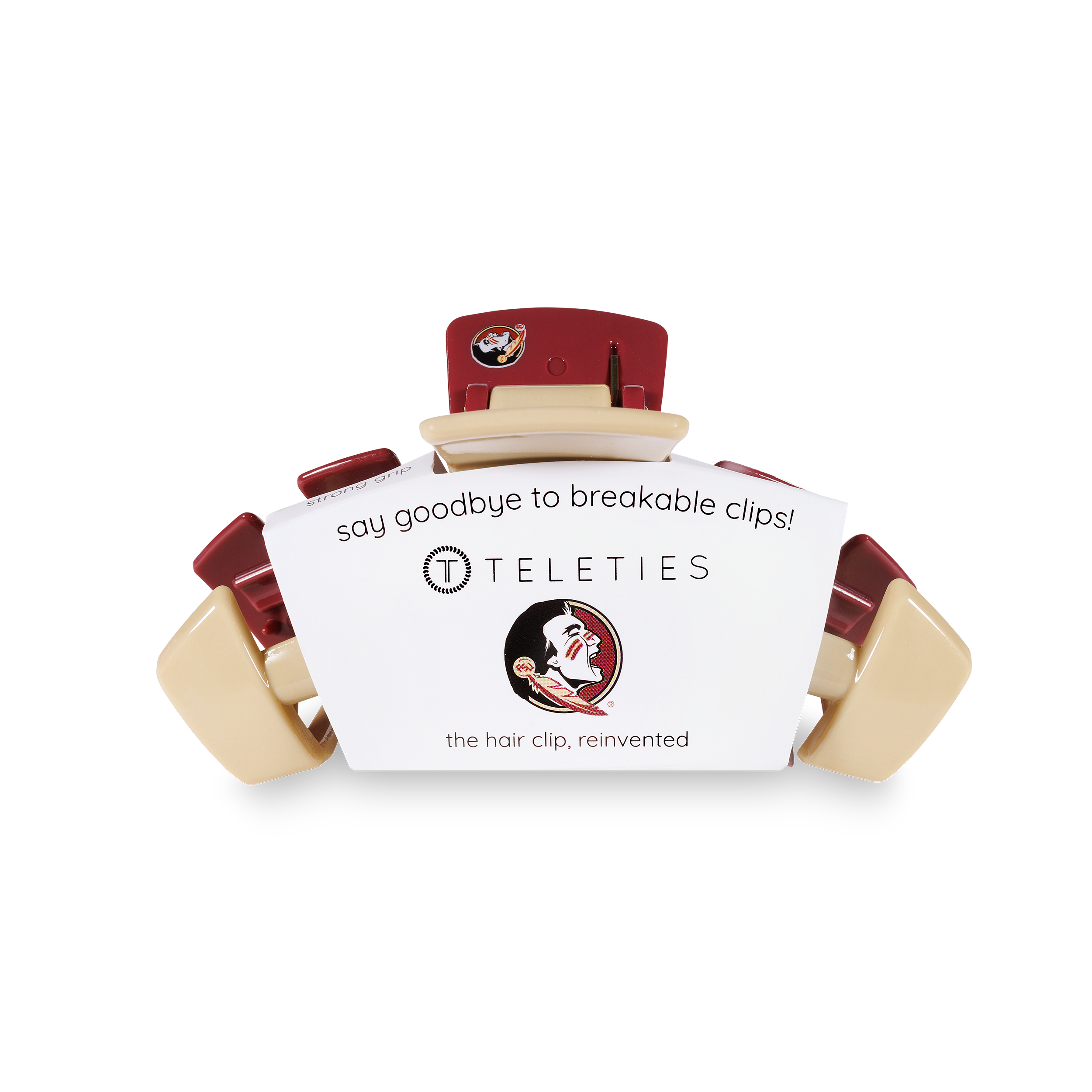 Classic College Hair Clip | Medium | Florida State Univ. - Little Jill & Co.