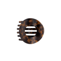 Tortoise | Medium | Flat Circle Hair Clip