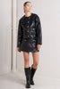 A quilted faux leather jacket - FJ1308