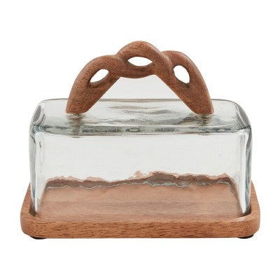 Braided Handle Butter Cloche