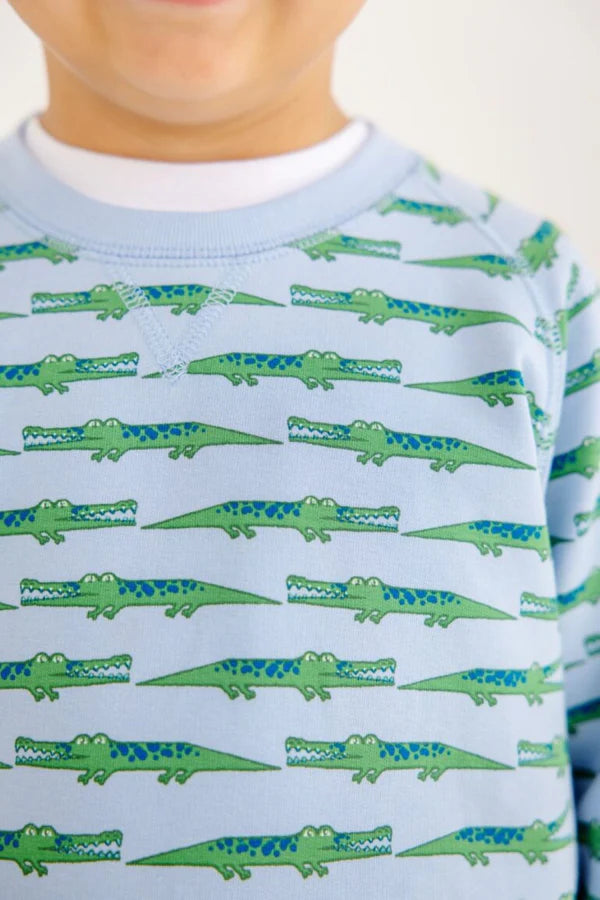 Cassidy Comfy Crewneck See Ya Later Alligator - Little Jill & Co.