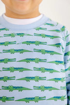 Cassidy Comfy Crewneck See Ya Later Alligator - Little Jill & Co.