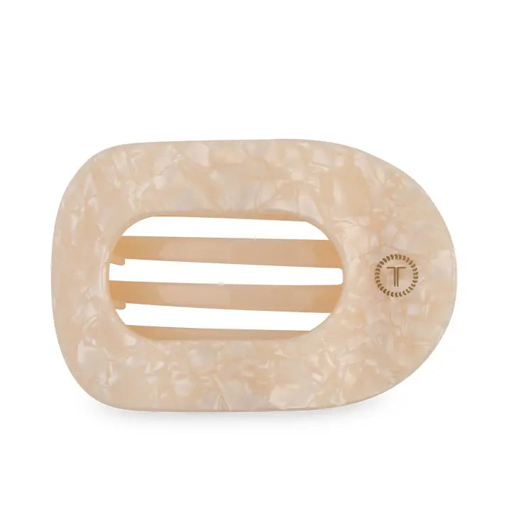 Flat Round Hair Clip | Large | Soft Surf