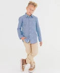 Stretch Chino Pants Khaki - Little Jill & Co.