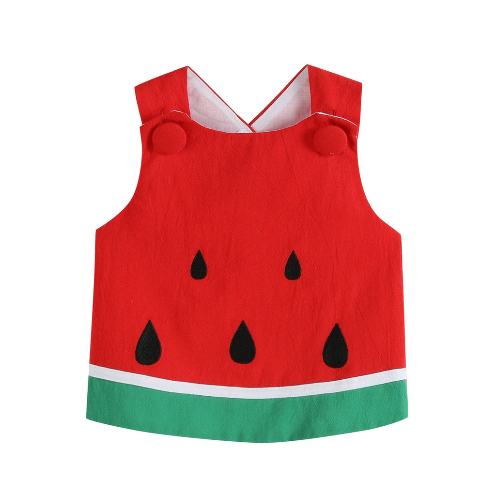 Red and Green Watermelon Top and Bloomers