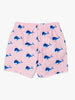Pink Whale Swim Trunks