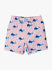 Pink Whale Swim Trunks