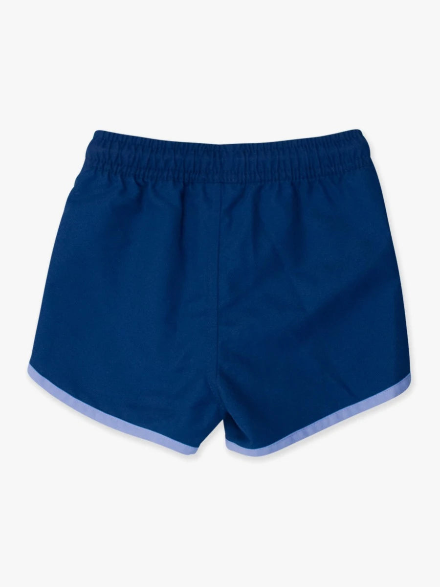 Navy Dolphin Swim Trunks - Little Jill & Co.