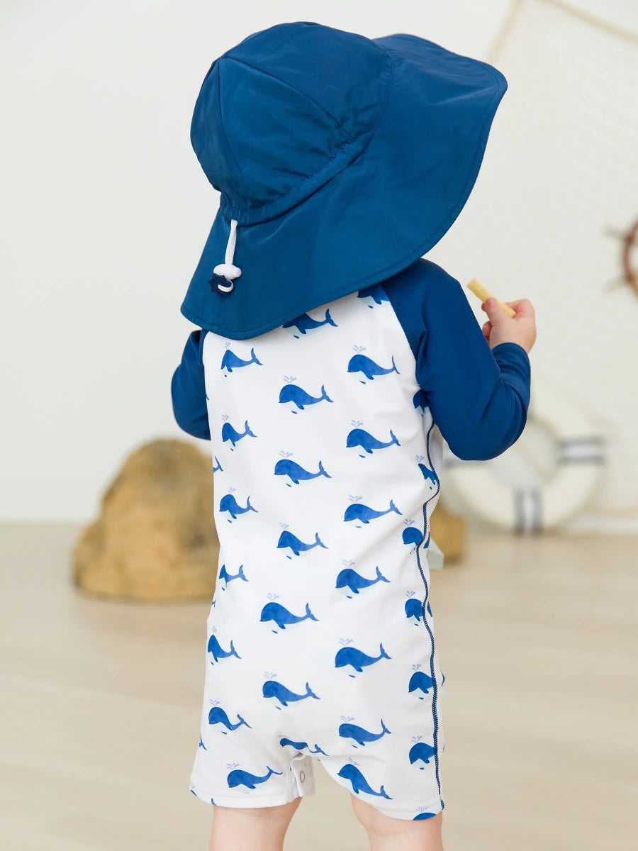 One Piece Whale LS Rash Guard