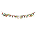 Garden Party Happy Birthday Banner