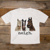 "Neigh" Horse Farm Boys Country Western Fall Kids Clothing