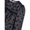 Tulle Printed Navy Dress