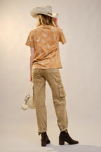 Western Graphic Tee Taupe - Little Jill & Co.