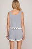 WOVEN CROP TOP WITH SHORTS SET - Little Jill & Co.