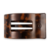 Flat Rectangle Hair Clip | Large | Tortoise
