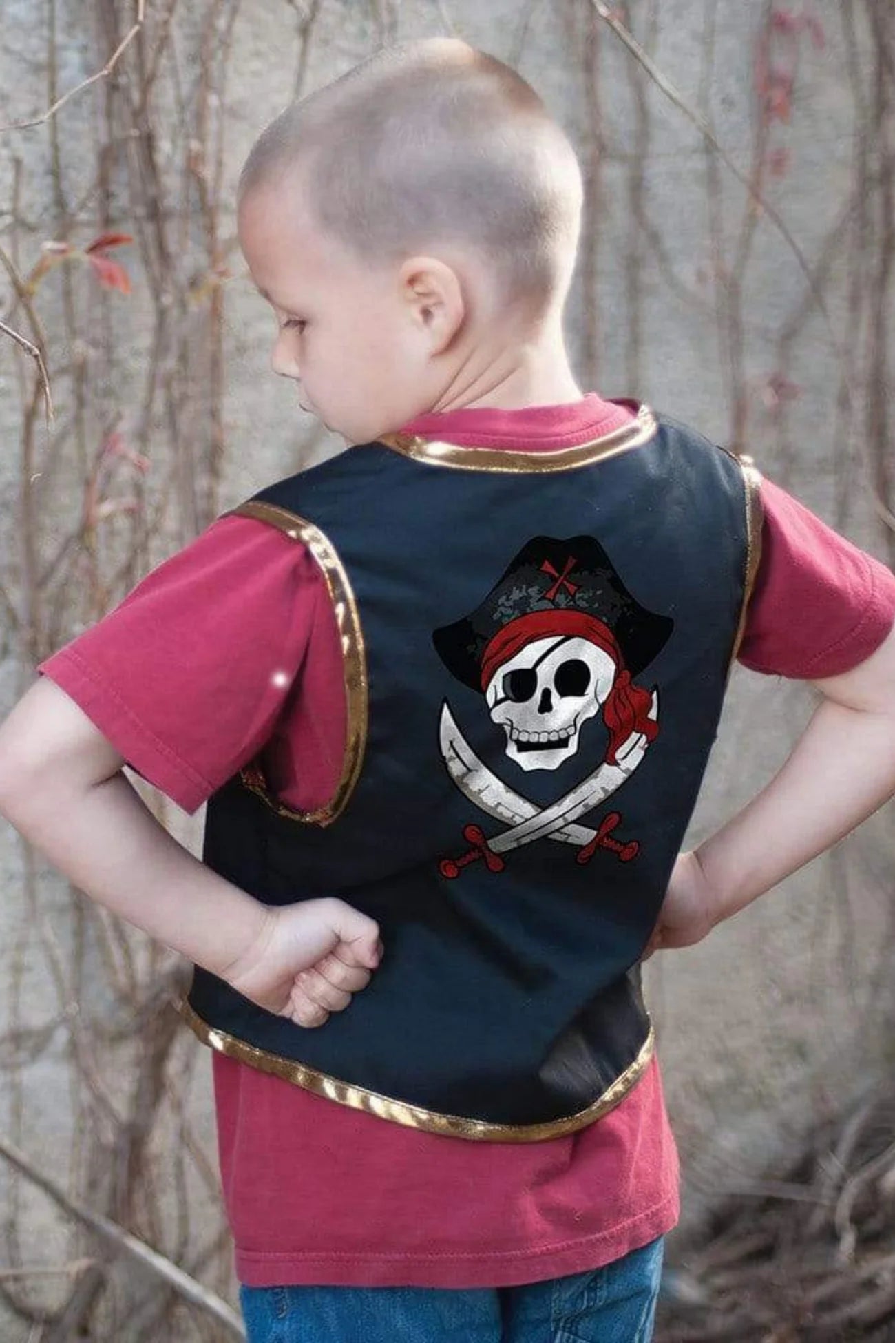 Pirate Vest & Eye Patch - Little Jill & Co.
