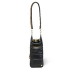 Black Vegan Leather HydroBag® with Strap Bundle