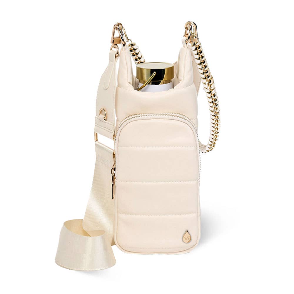 Ivory Vegan Leather HydroBag® with Strap Bundle - Little Jill & Co.
