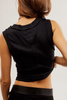 Ladies Ribbed Sleeveless Tank Top SKT278