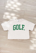 GOLF Cropped Mineral Graphic Top