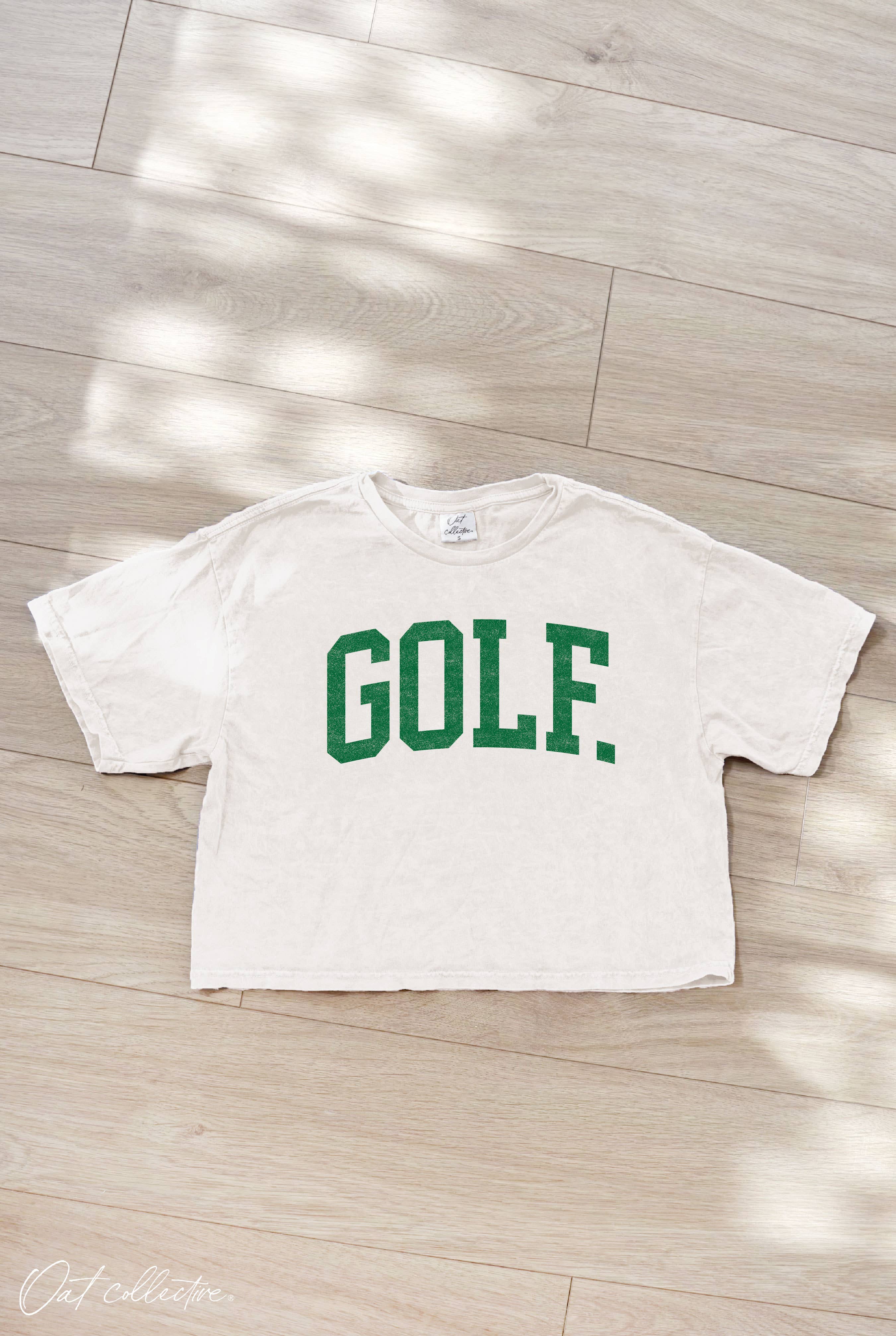 GOLF Cropped Mineral Graphic Top