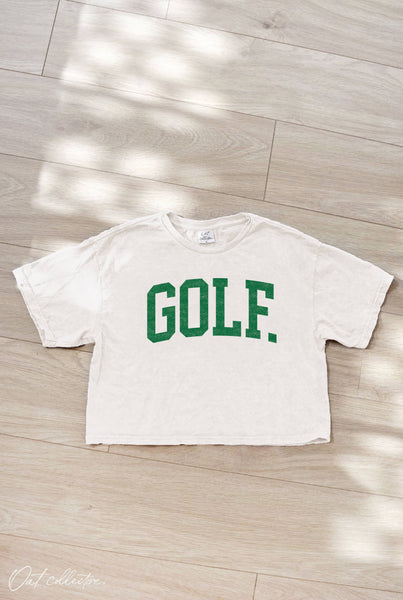 GOLF Cropped Mineral Graphic Top