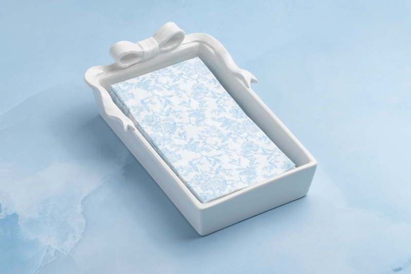 Bow Guest Napkin Holder - Little Jill & Co.