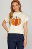 HALLOWEEN PUMPKIN PATTERN SWEATER TOP