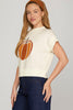 HALLOWEEN PUMPKIN PATTERN SWEATER TOP